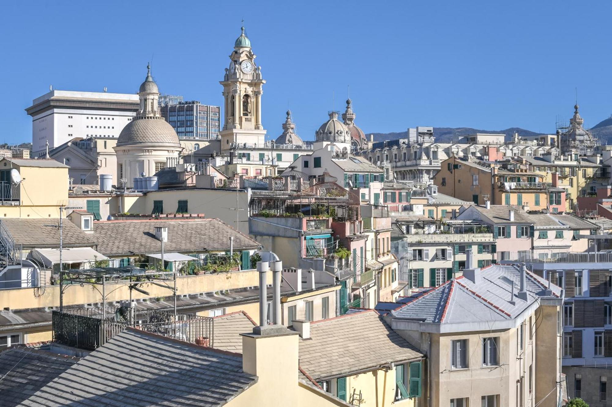 Lovely Room On Rooftops - Genovainrelax Exterior photo