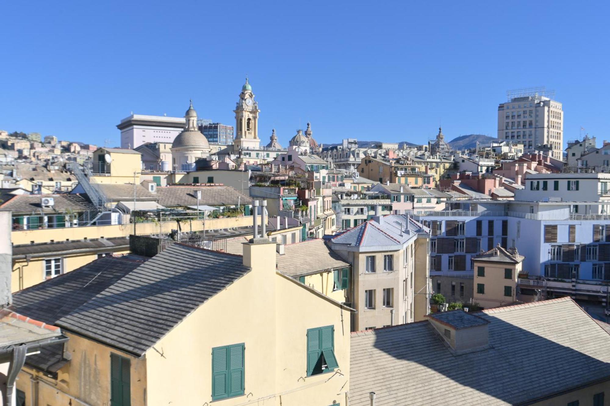 Lovely Room On Rooftops - Genovainrelax Exterior photo