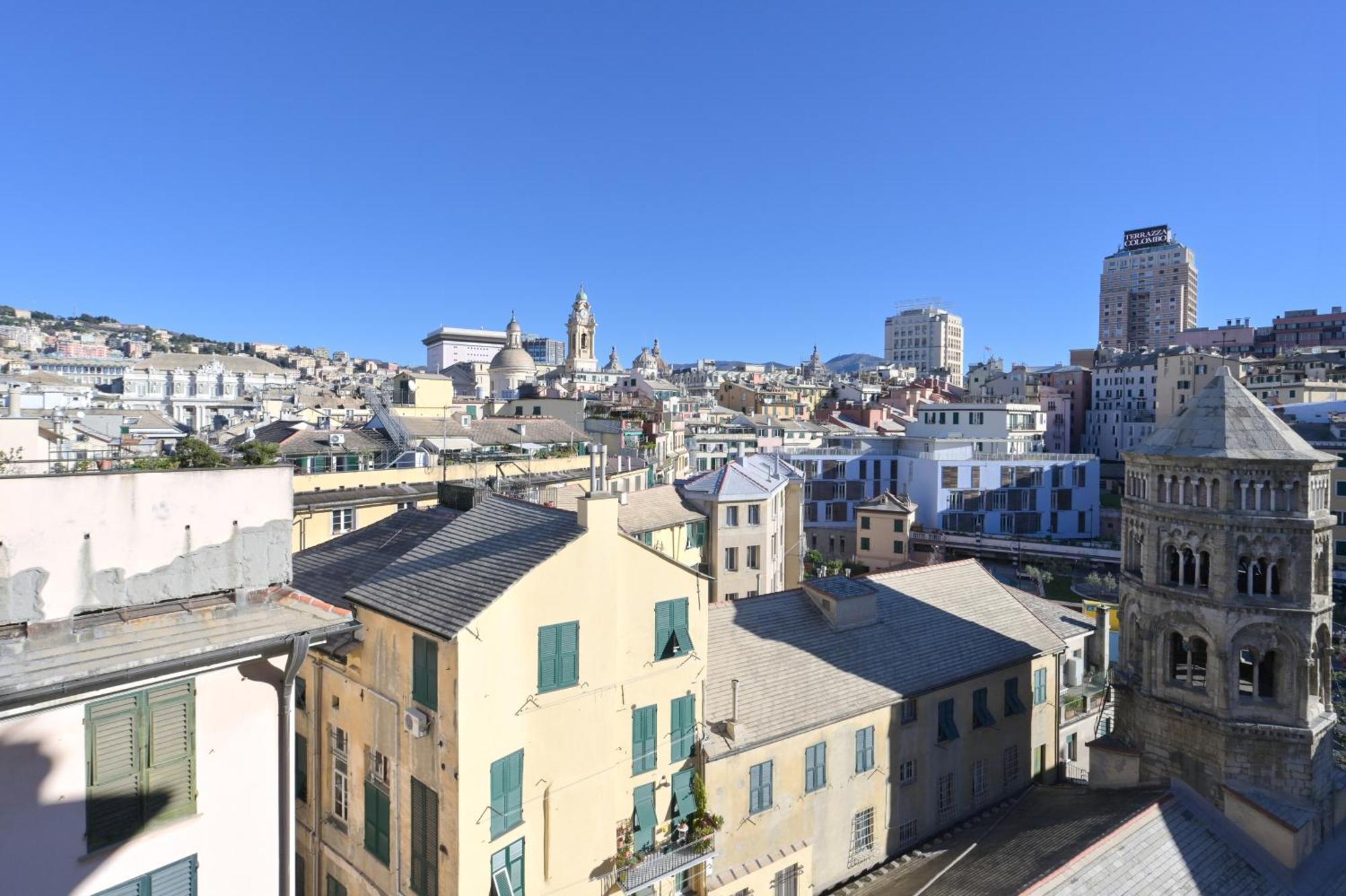 Lovely Room On Rooftops - Genovainrelax Exterior photo